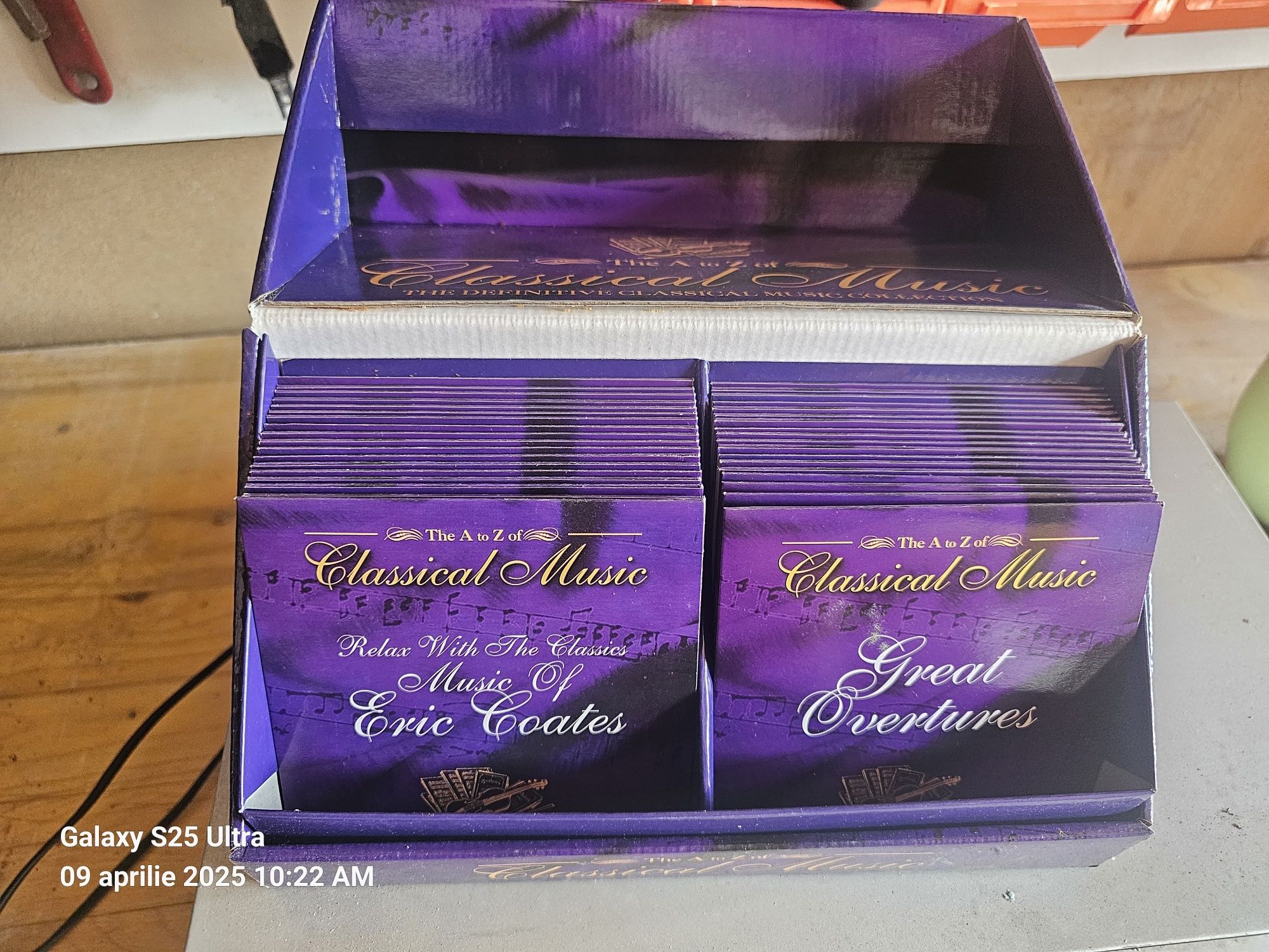 Colecție de CD-uri cu muzica clasica