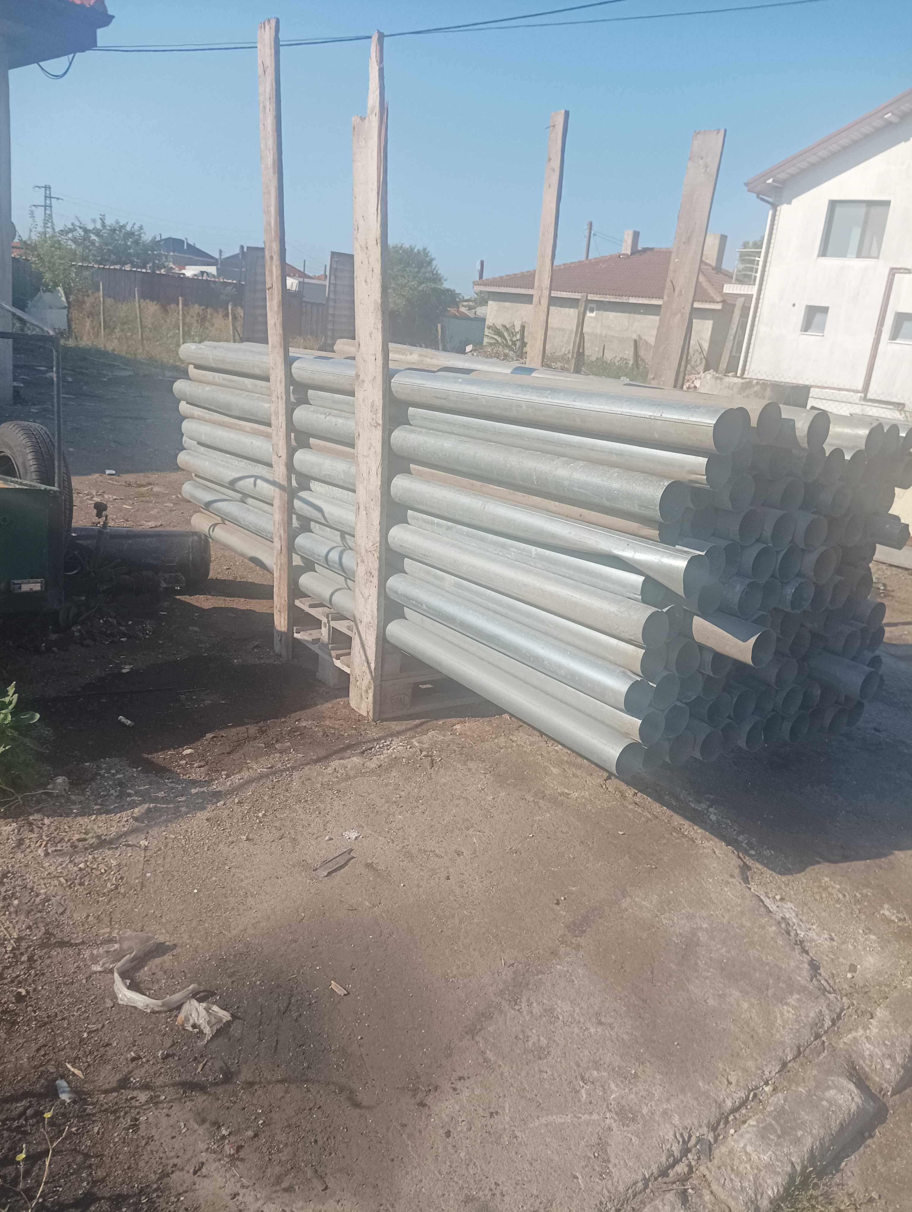 Поцинковани тръби 3 м,100 мм,водосточни,0,002 мм