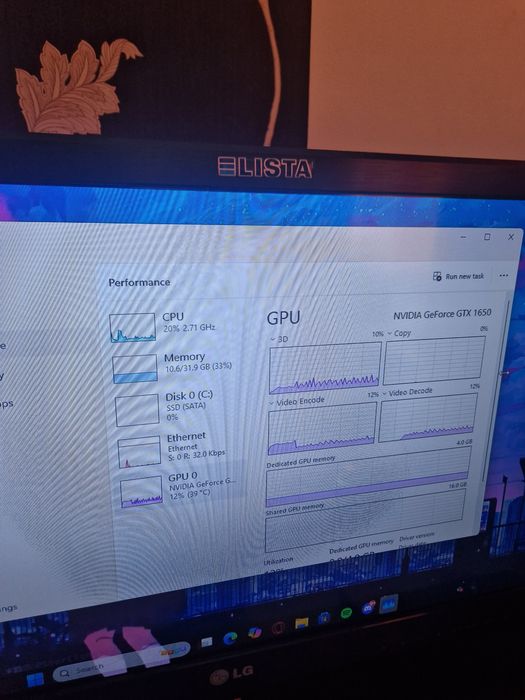 Vand pc gaming i5 9400f 32gb ram
