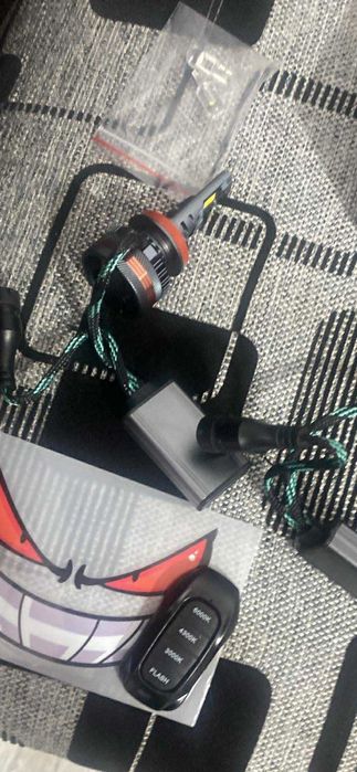 Leduri H1,H4,H7,H8,H9,H11 cu telecomandă și stroboscop