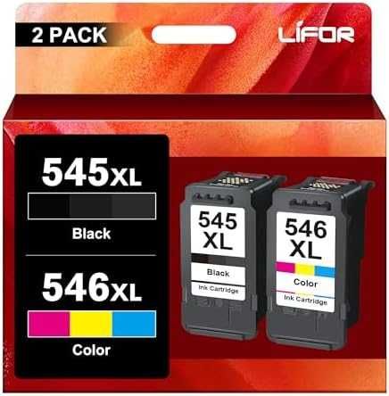 Нови Черна и цветна мастилена касета Canon 545 546 XL Pixma принтери