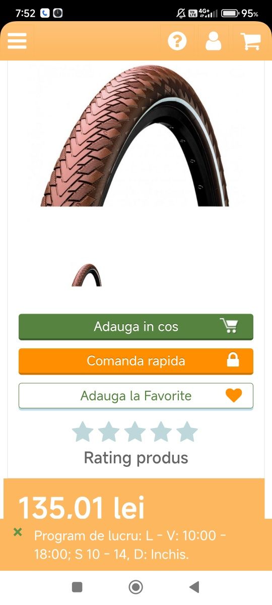 Cauciuc anvelopa 28x2.00 bicicleta continental 55-622