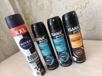 Мужские дезодоранты — Nivea и Isana Men
Оригинал, новые.
48 часов защи