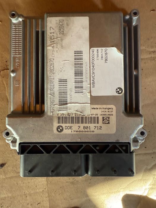 Продавам компютър от бмв е90 330 д 231 коня