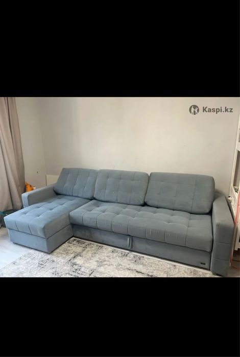 Диван раскладной с ящиками для хранения