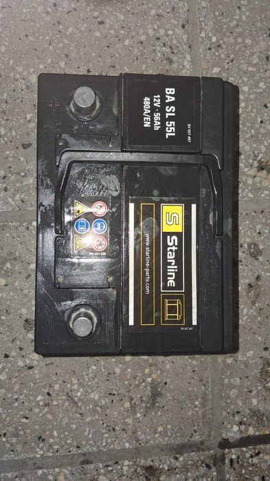 Акумулатор 55Ah работещ за автомобили до 1.6 кубика