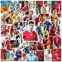 Set 50 stickere abțibilduri stickers Cristiano Ronaldo Portugalia Real