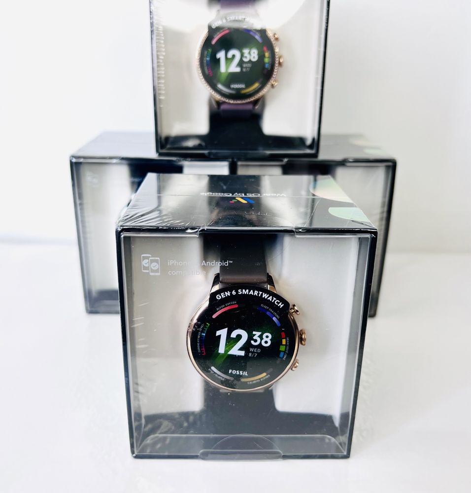 ПРОМО Смартчасовник Fossil Gen 6 Grey / Purple / Navy / Blush Гаранция