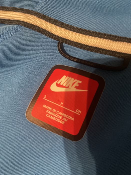 Nike tech fleece albastru marimea S