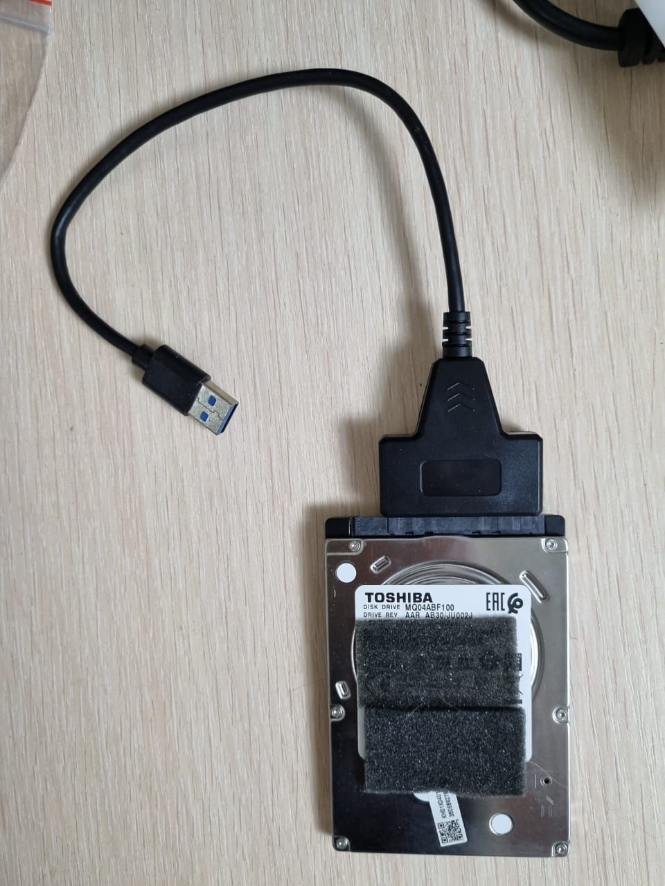 Переходник для жёстких дисков usb to sata