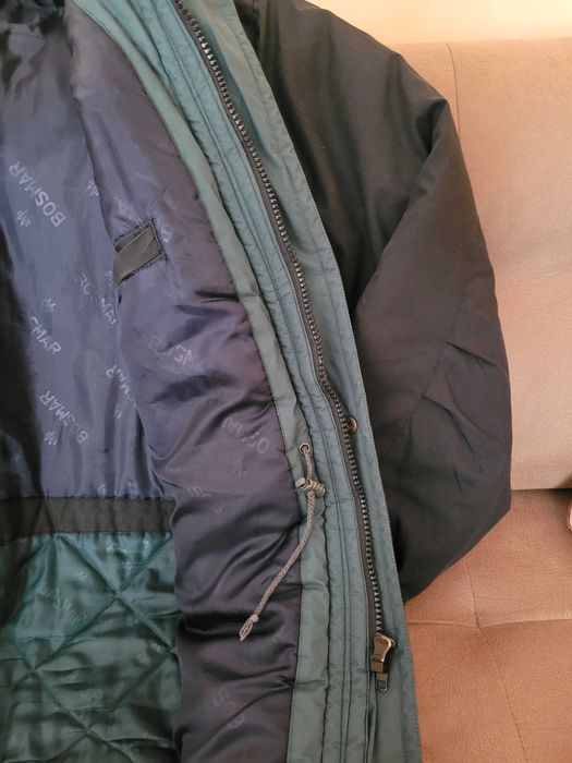 Зимно мъжко черно яке