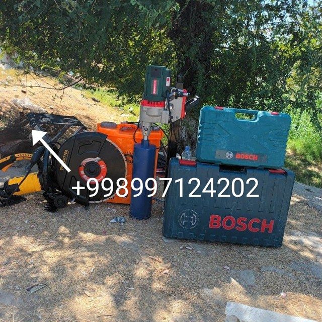 Betonarezka almazniy bur kafel buzish teshik teshamiz