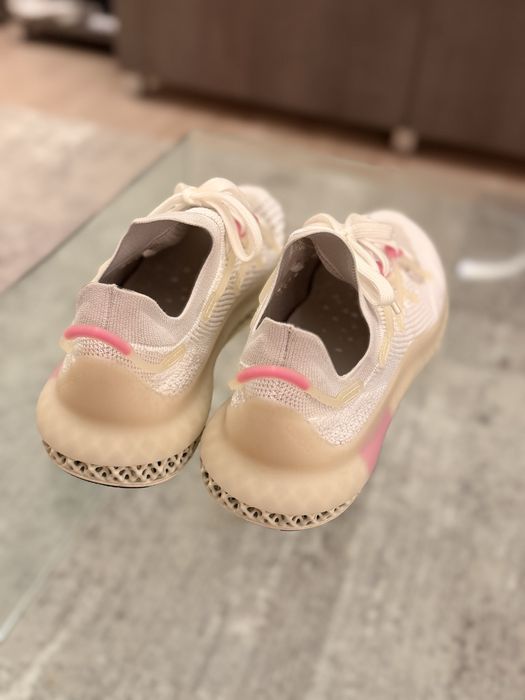 Vand Adidasi Adidas 4D Fusion White and Dust Pink