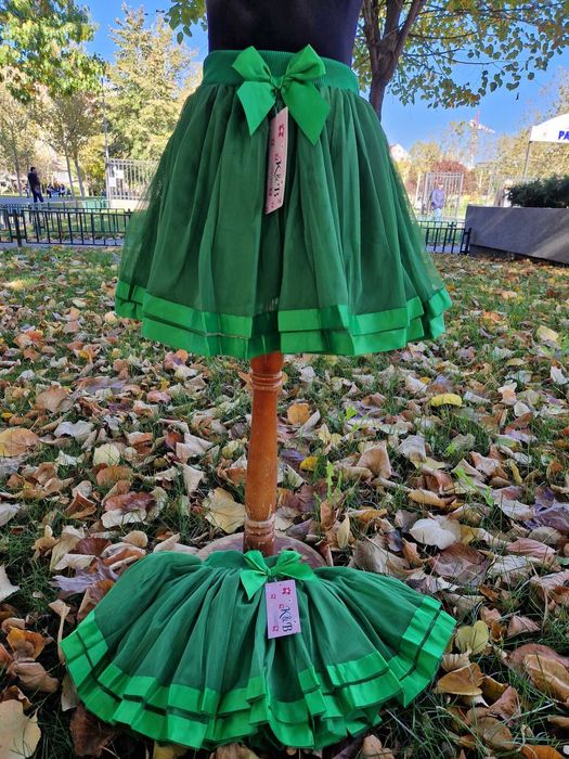 FUSTA VERDE brad craciun spiridus costum fulg de nea inger COPII