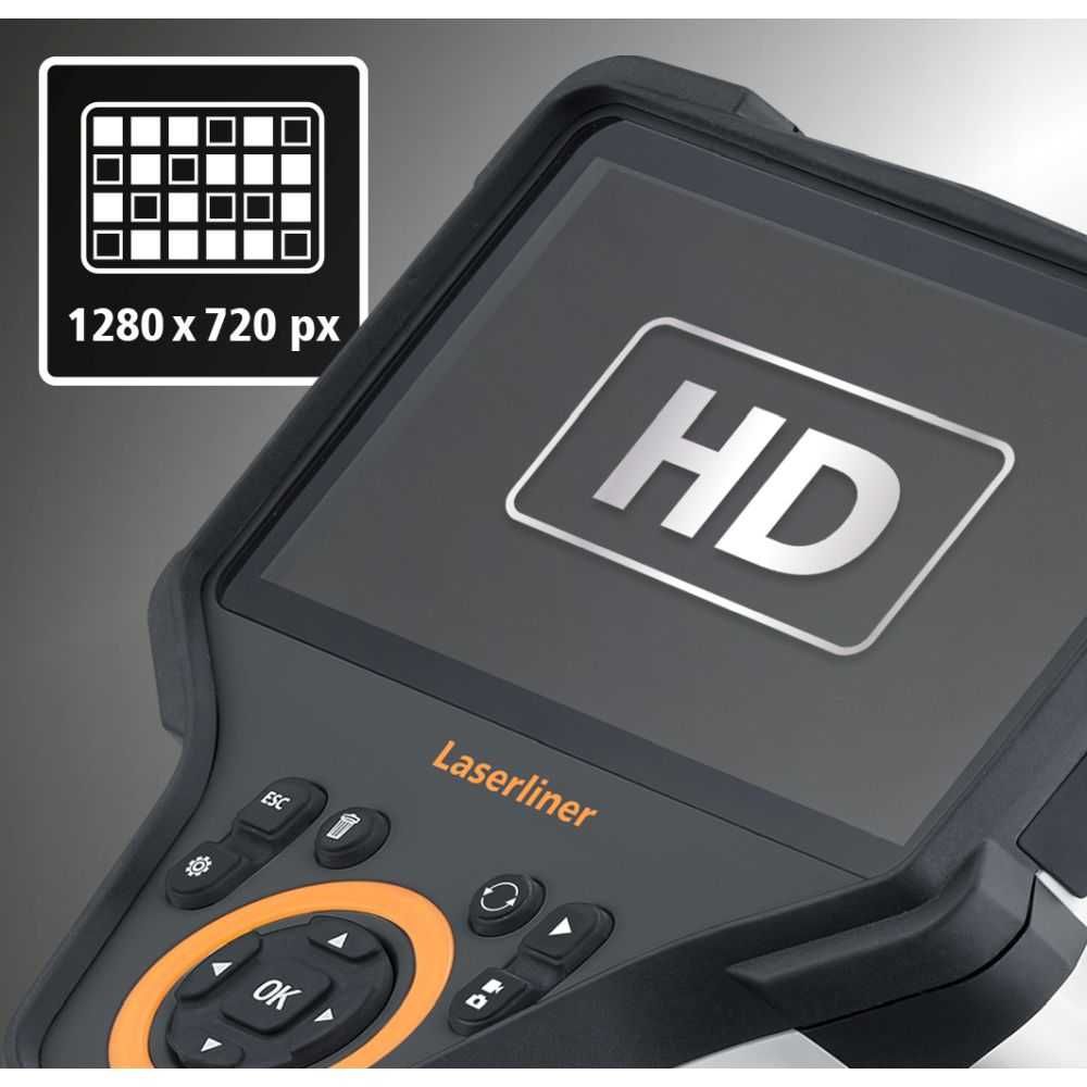 Видеоконтролер Laserliner VideoFlex HD Duo 7.9 mm, 3 m, 5.0″