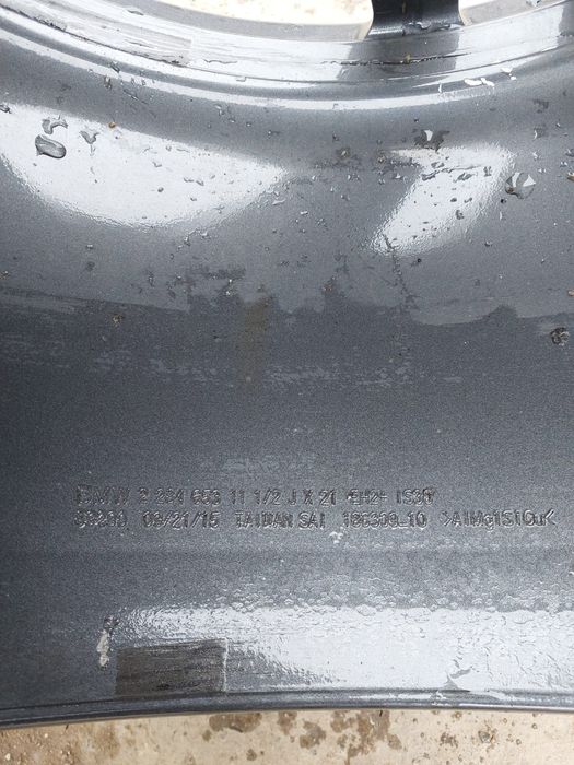 jante 21 originale bmw x5 f15 f85 x6 f16 f86 m 612 285 35 / 325 30