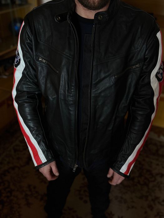 BMW Motorbike Leather Jacket кожено мъжко  яке за мотоциклет