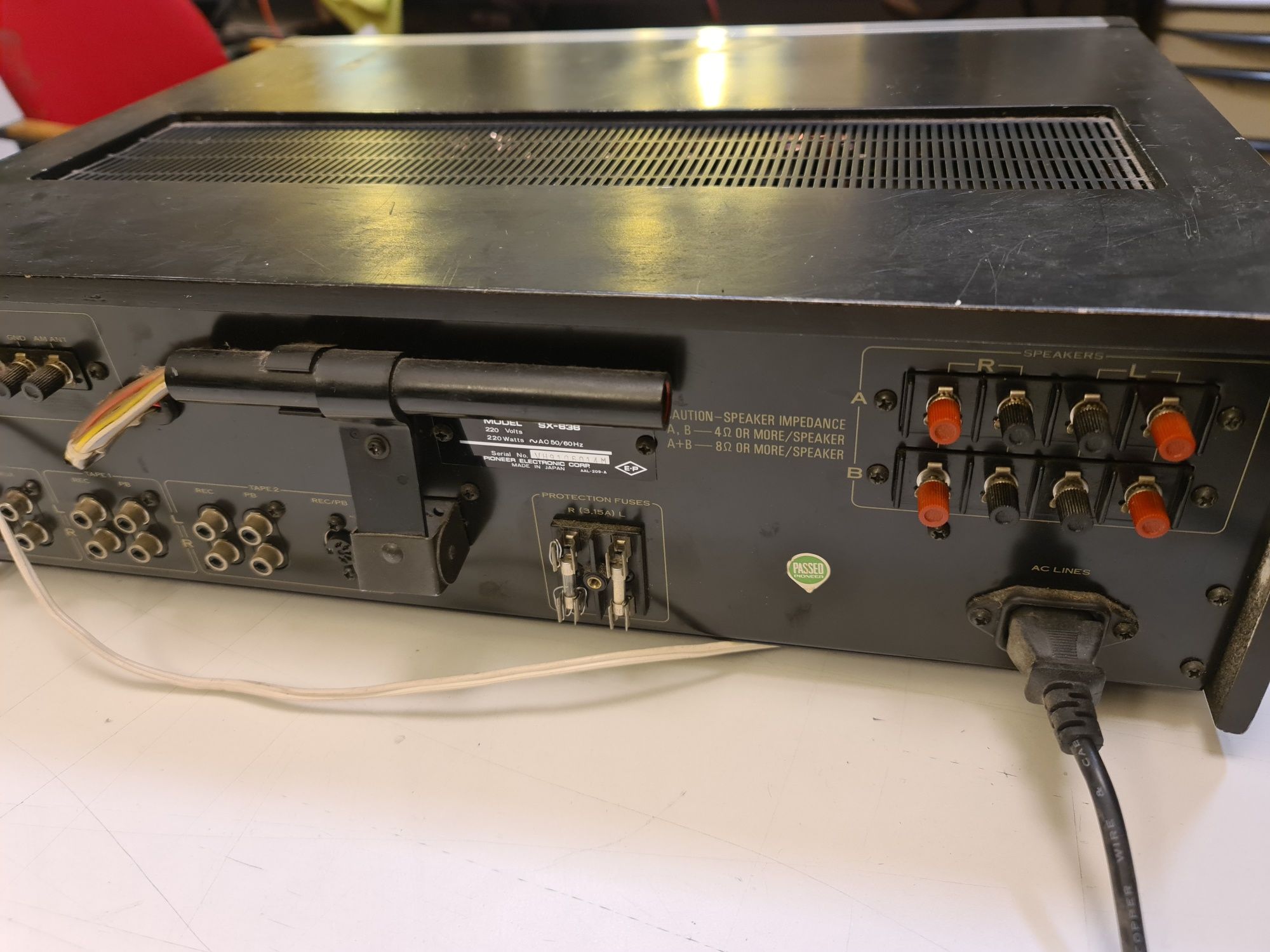 Pioneer sx-636 receiver