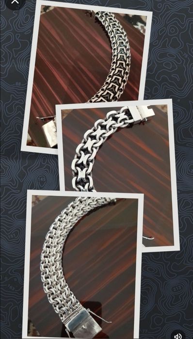 Браслет, серебро 925пр.