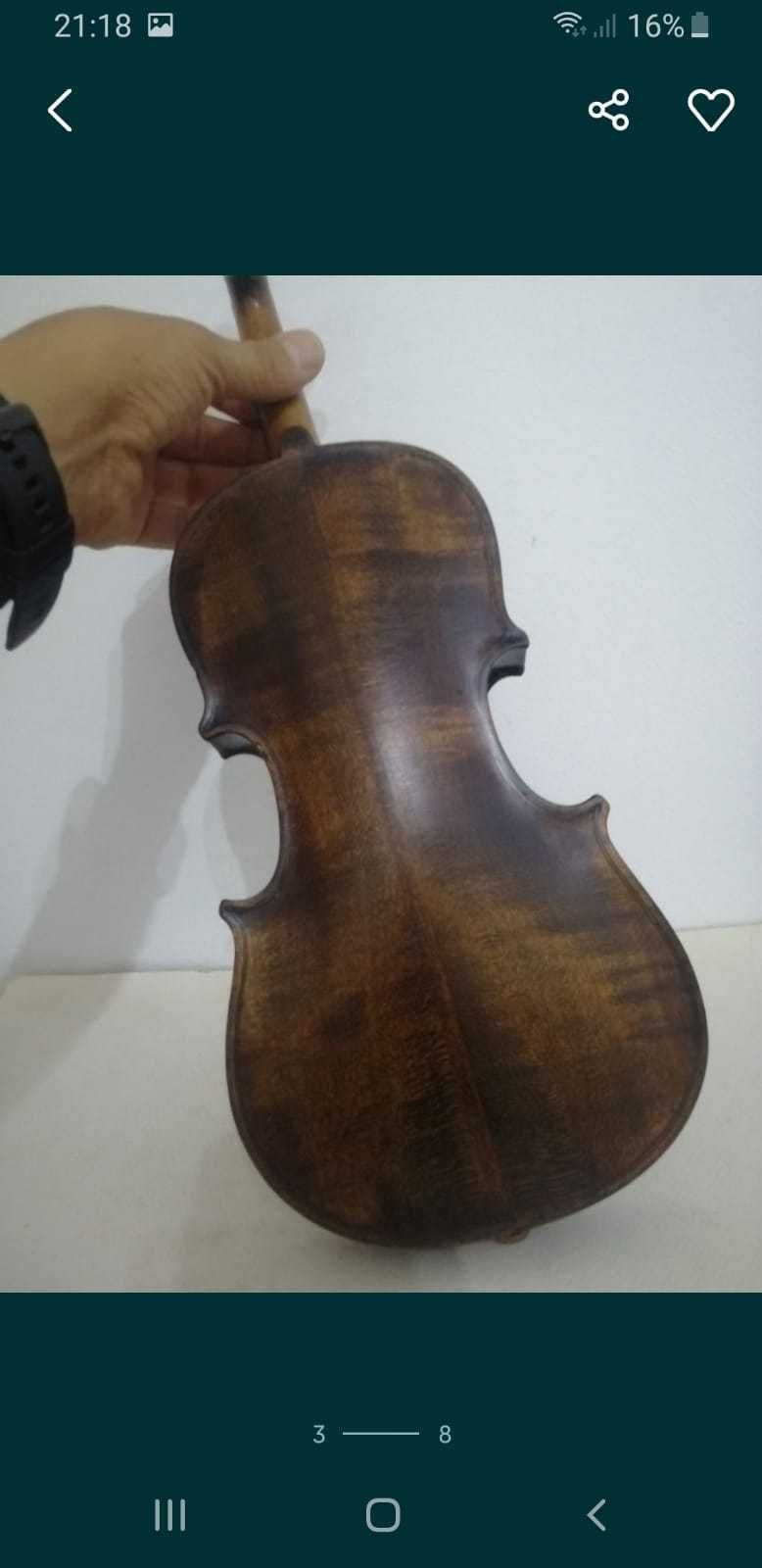 Vioara vintage deosebita
