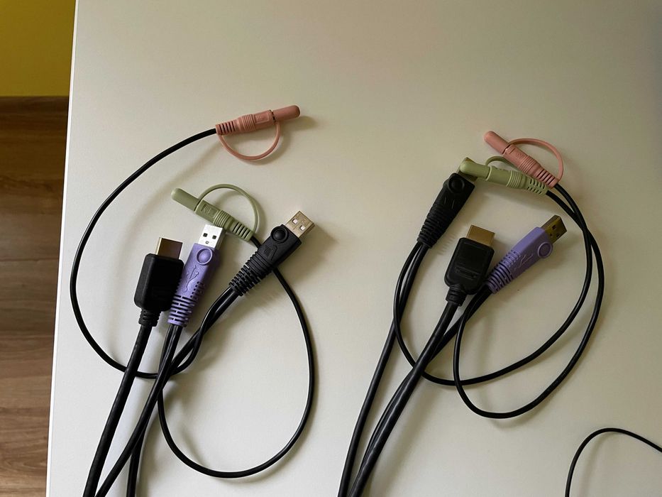 Switch KVM USB HDMI Audio/Video 2 porturi Aten CS692 - 2 PC pe monitor