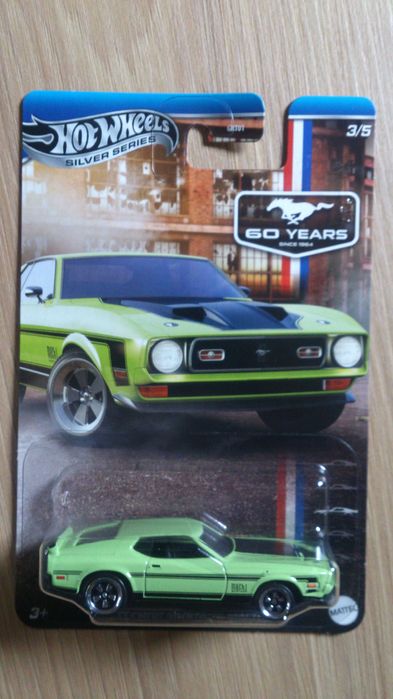 Hot Wheels Silver Series Mustang 60 Year Anniversary set Форд Мустанг