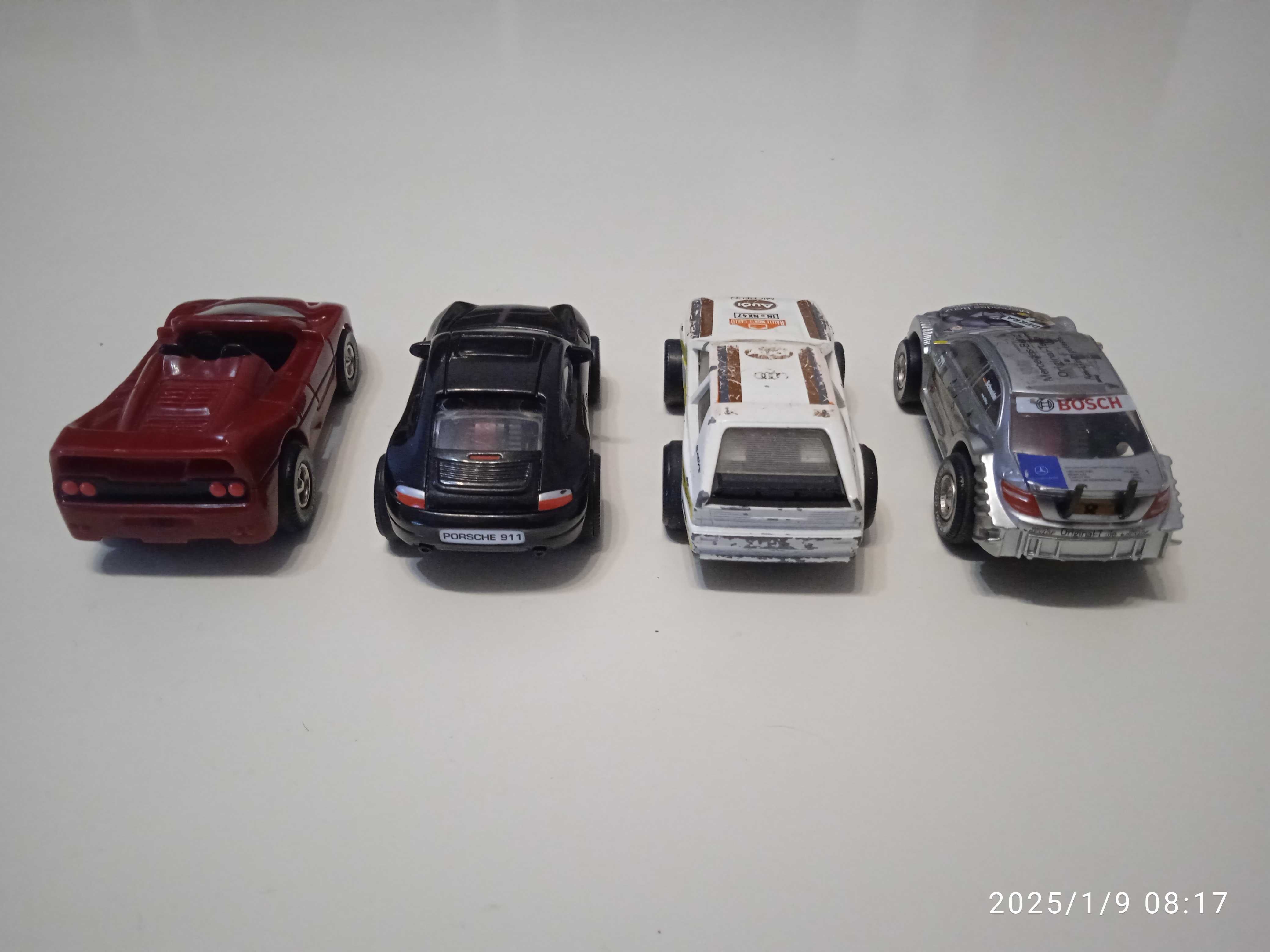 4 колички Darda Motor. Mетални валяк и бетоновоз. Интересни Majorette.