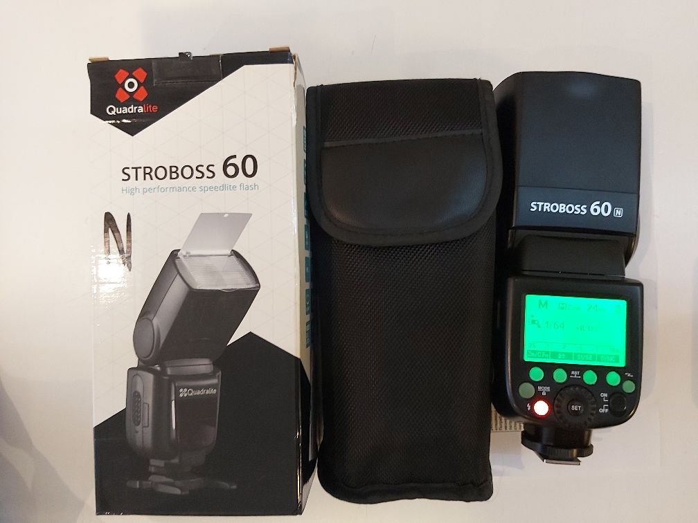 Светкавица Quadralite Stroboss 60 N  за NIKON ..