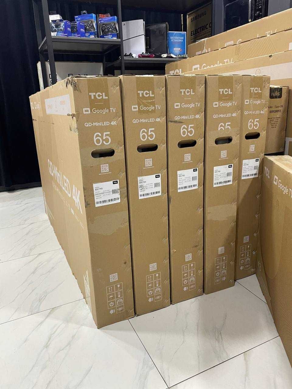 Телевизор TCL 65 C765 QD-Mini LED 4K Smart TV установка есть +доставка