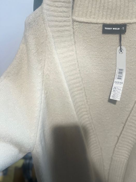 Cardigan nou xs alb unt damă