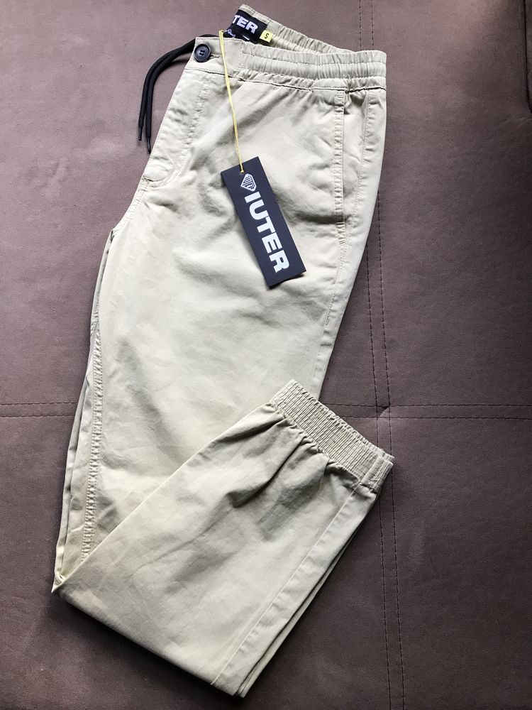 Iuter Jogger Beige S мъжки панталони