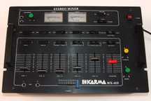 Mixer STEREO, 3 iesiri, 9 intrari inclusiv pentru 2 microfoane, ca NOU