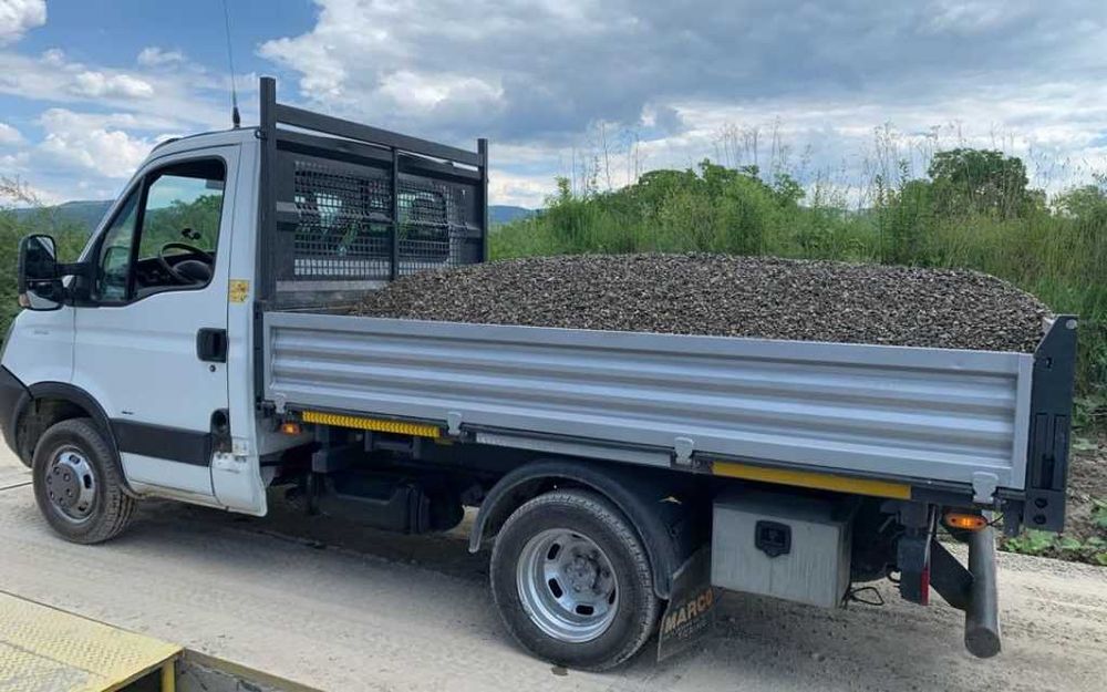 Calcar frezura asfalt bolovani margaritar dren balastru, nisip, moluz