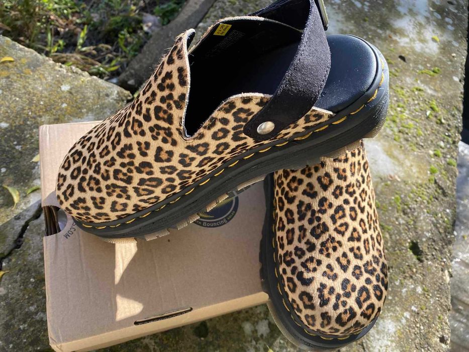 Чехли Dr. Martens Zebzag Mule Leopard