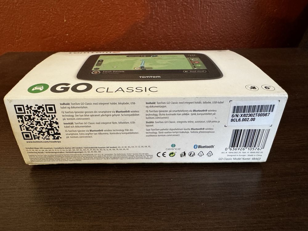 Продавам GPS навигация TomTom GO Classic 6”