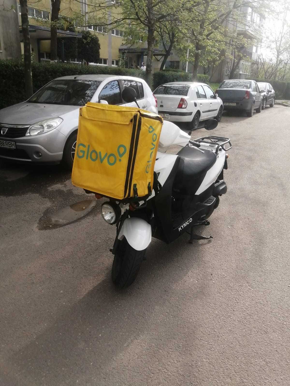 Scuter kymco de inchiriat pentru glovo/tazz/bolt food