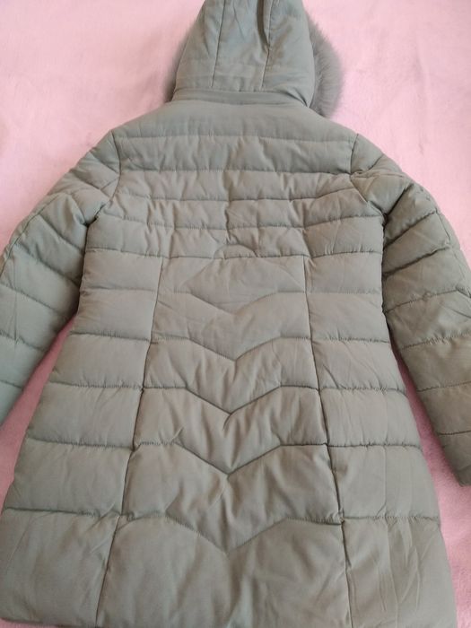 Синьо-зелено зимно дамско яке 44 номер (М/Л размер), Спиди/лично пр.