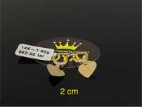 Bijuteria Royal CB : Cercei dama aur 14k 1,90gr