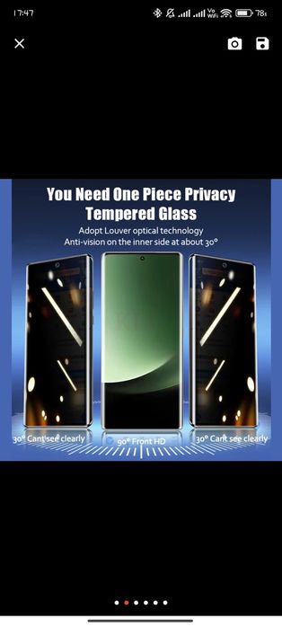 Folie Privacy Glass Xiaomi Redmi 13 Pro+