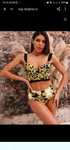 Costum de baie cu talie inalta Pina Colada Gold, NOU, sigilat, L 40