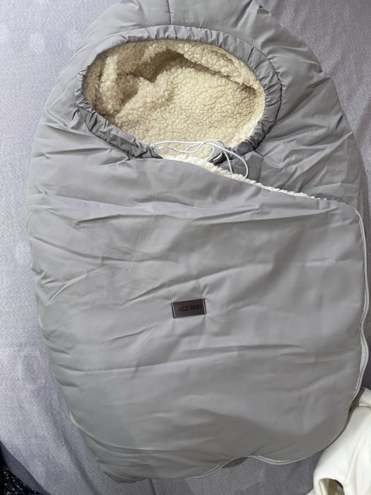 Зимний конверт-кокон на выписку