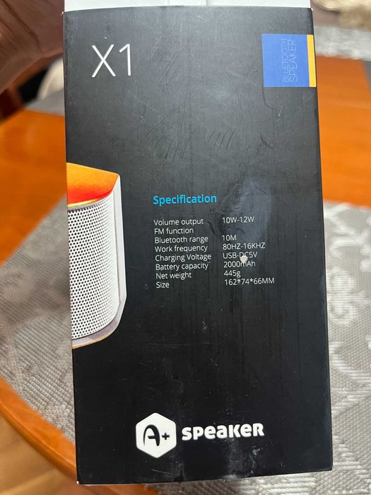 Преносим Bluetooth високоговорител A+ Soul КОЛЕДНА Цена 10лв