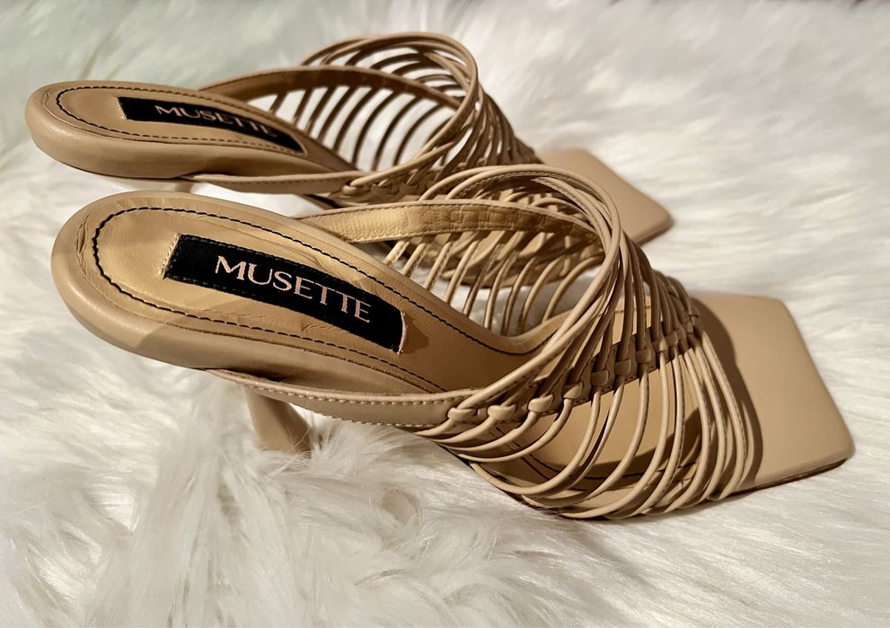 Sandals (Nude, Size 38)