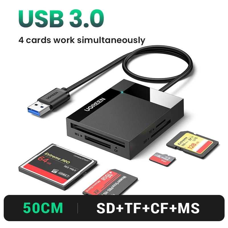 Cititor card memorie reader USB 3.0 micro SD SD Compact Flash CF MS