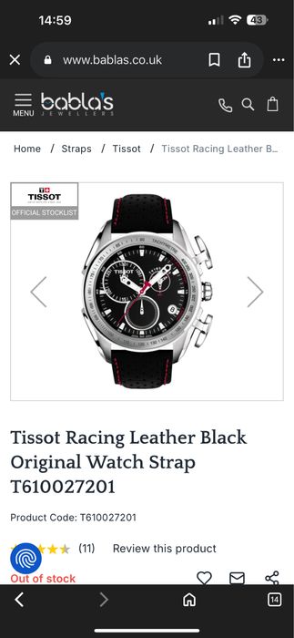 TISSOT T-Sport Racing Chronograph Men’s Swiss Watch