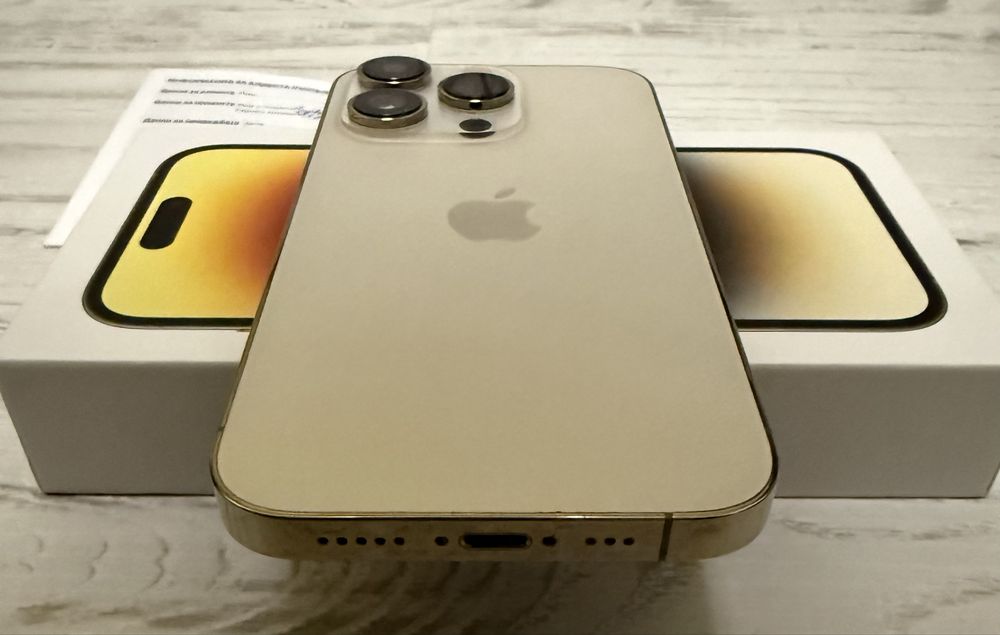 КАТО НОВ Iphone 14 Pro 128GB Gold ТЕХНОПОЛИС