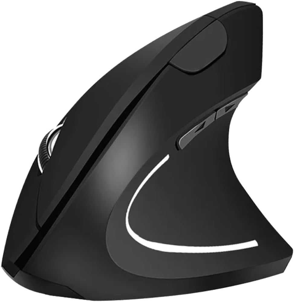 Mouse Optic Vertical Wireless Ergonomic cu LED 1200 DPI 6 Butoane USB