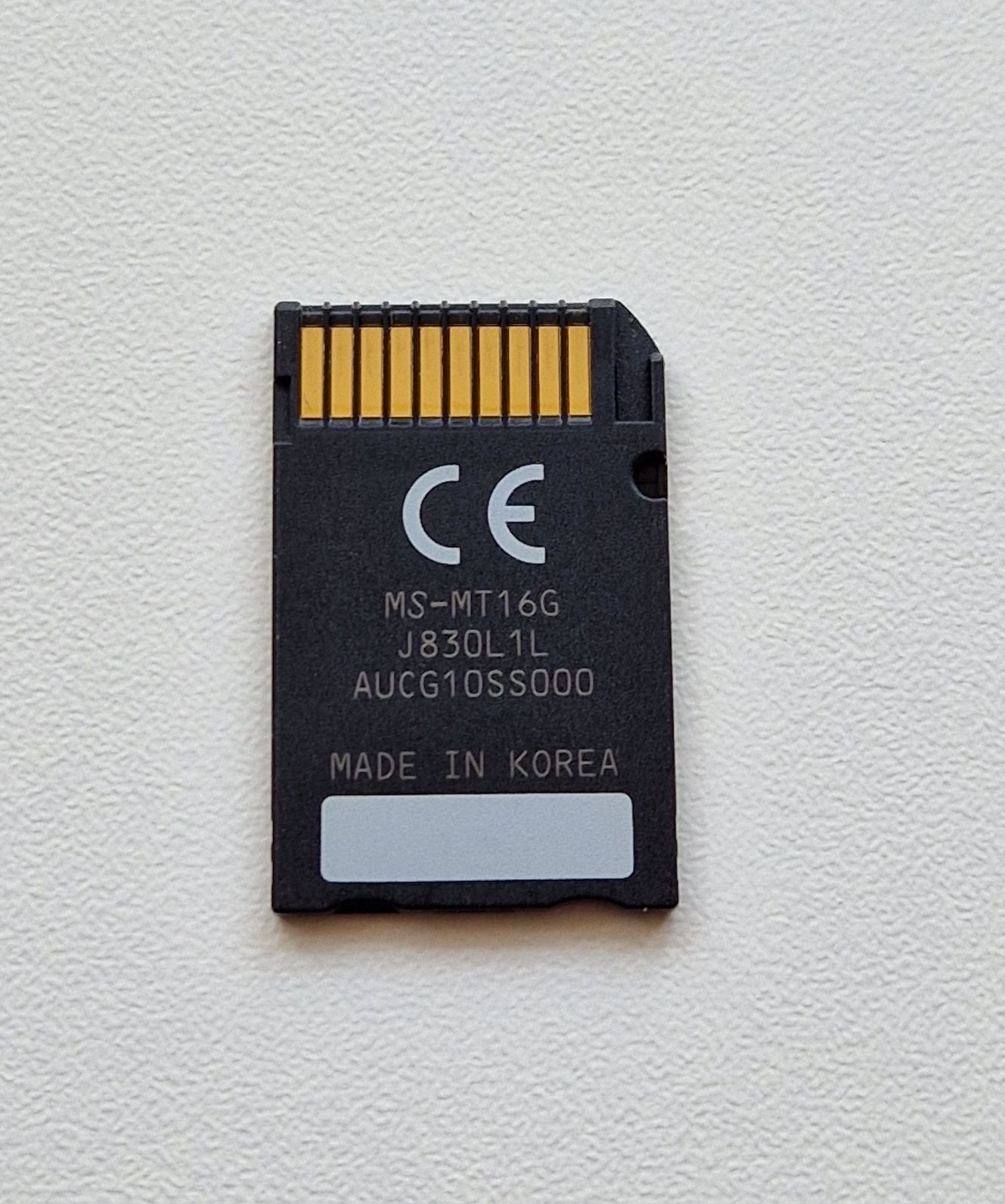 Card PSP 16GB Sony Memory Stick PRO Duo