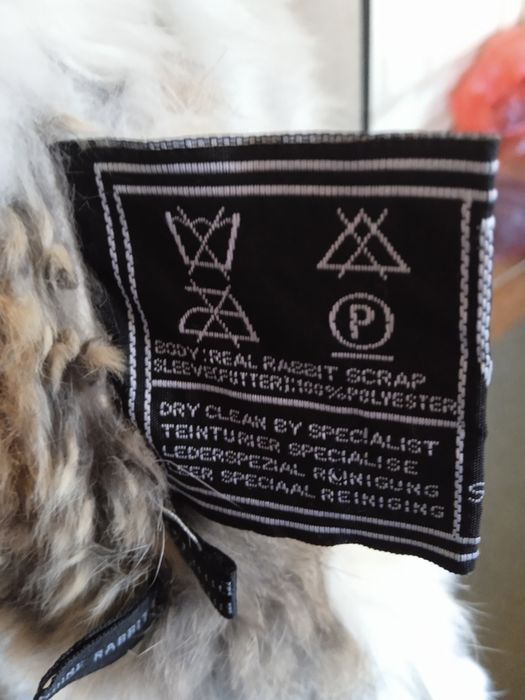 Дублёнка женская кожа/мех кролик. Р-46