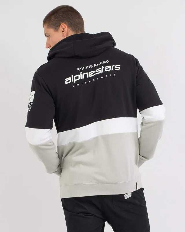 Мото суичър ALPINESTARS POSITION ZIP black/white/silver,оригинални!